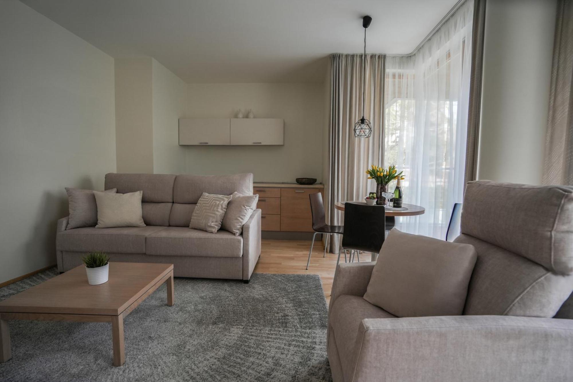 Apartamentai Tylios Pusys 팔랑가 외부 사진