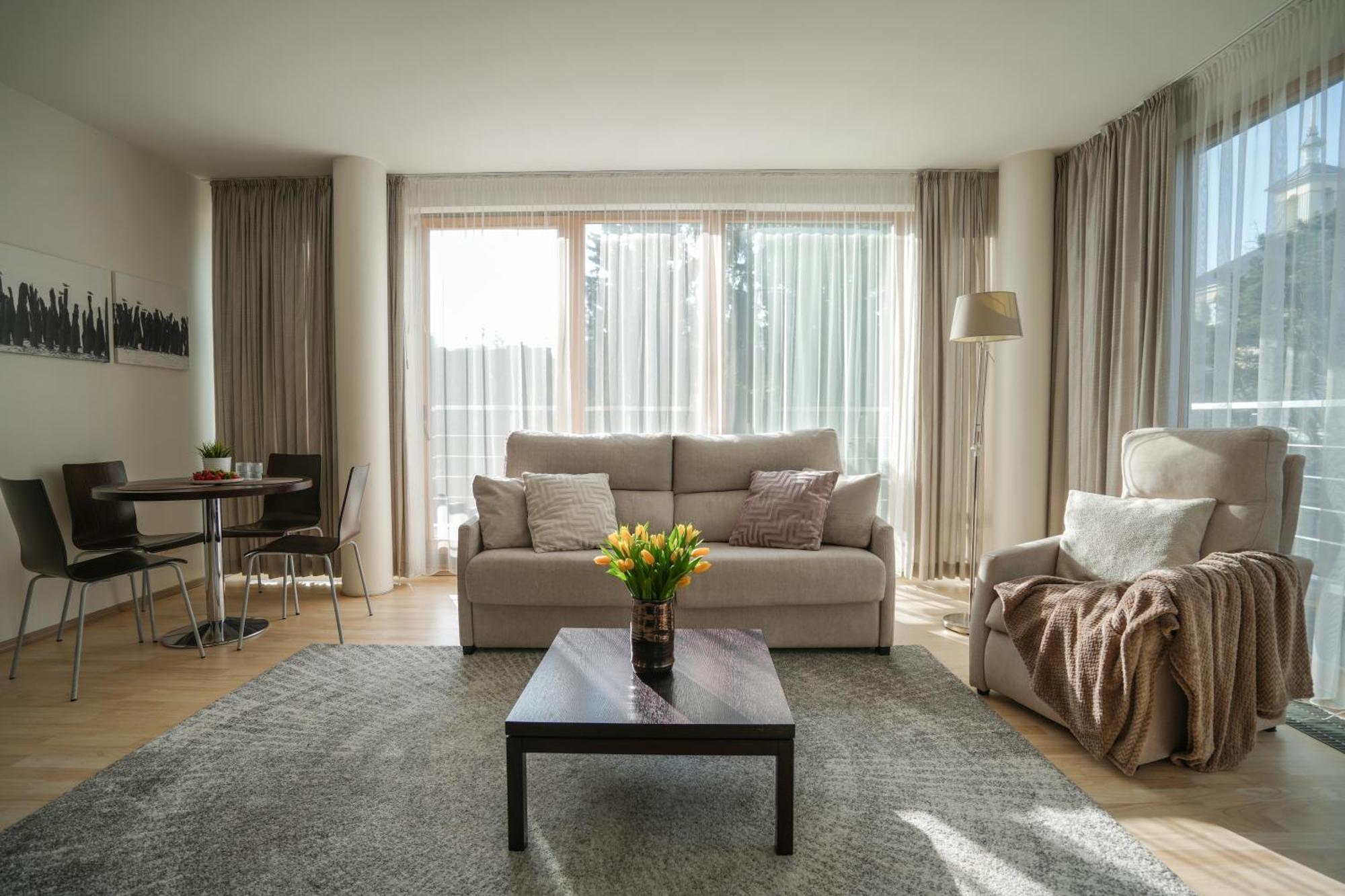 Apartamentai Tylios Pusys 팔랑가 외부 사진